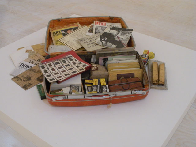 Dan Concholar, Suitcase, 1980. Collection Linda Goode Bryant, New York. Photo by Jillian Steinhauer for Hyperallergic.